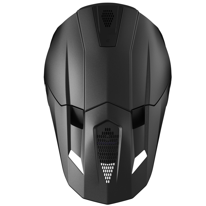 Motokros čelada Shot Lite Solid mat črna