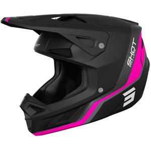 Motokros čelada Shot Speed Atomic mat roza