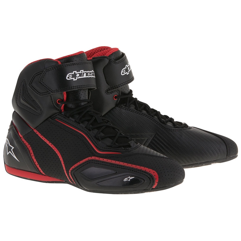 Boty na motorku Alpinestars Faster 2 Vented černo-červené