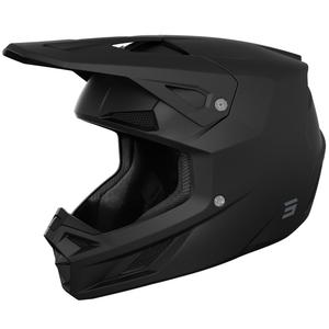 Motokros čelada Shot Speed Solid mat črna