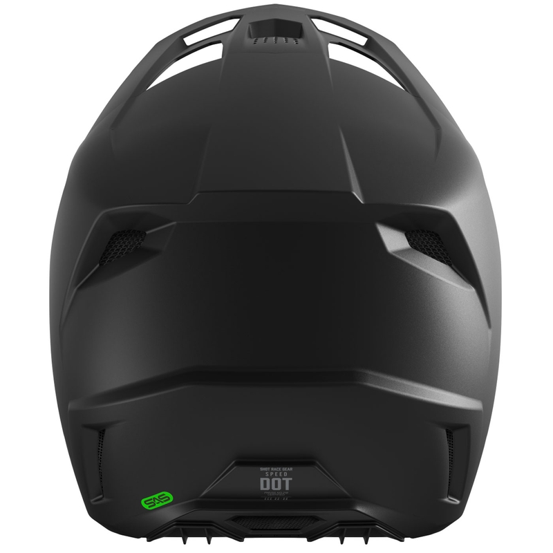 Motokros čelada Shot Speed Solid mat črna