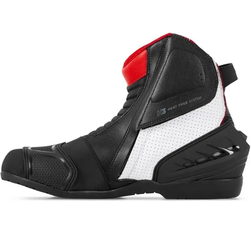 Moto škornji Shima SX-6 črno-belo-rdeči