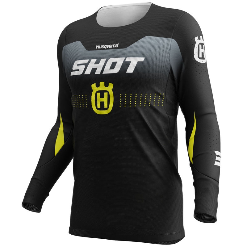 Shot Aerolite HVA 26 motokros majica črno-siva