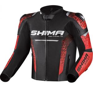 Shima STR 2.0 motoristična jakna črno-rdeča