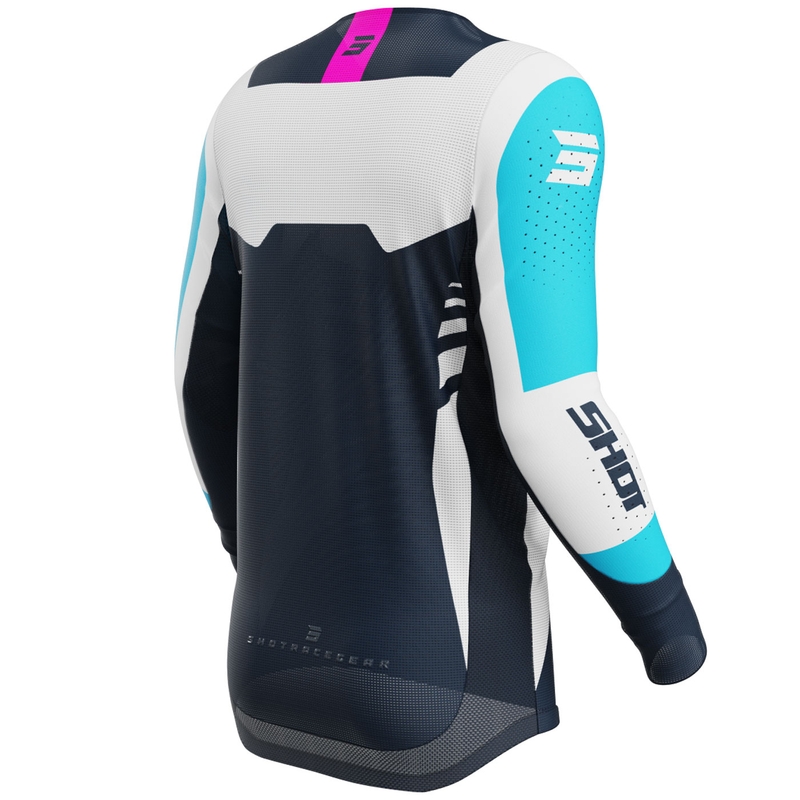 Motokros majica Shot Aerolite Sprint modra