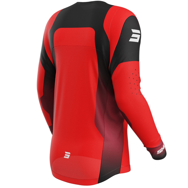 Motokros dres Shot Contact Ionyx rdeč