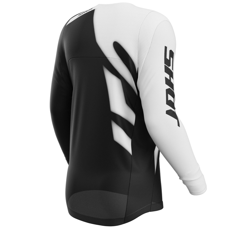 Motokros dres Shot Contact Myst črne barve