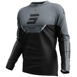 Motokros dres Shot Devo Daytona črne barve