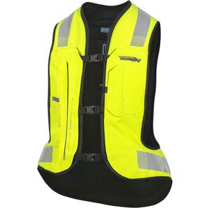 Elektronski zračni jopič HELITE e-Turtle fluo rumene barve