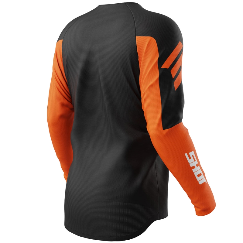 Motokros dres Shot Draw Private oranžen