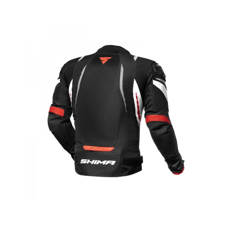 Shima Mesh Pro črno-rdeča motoristična jakna