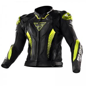 Motoristična jakna Shima Apex black-fluo yellow