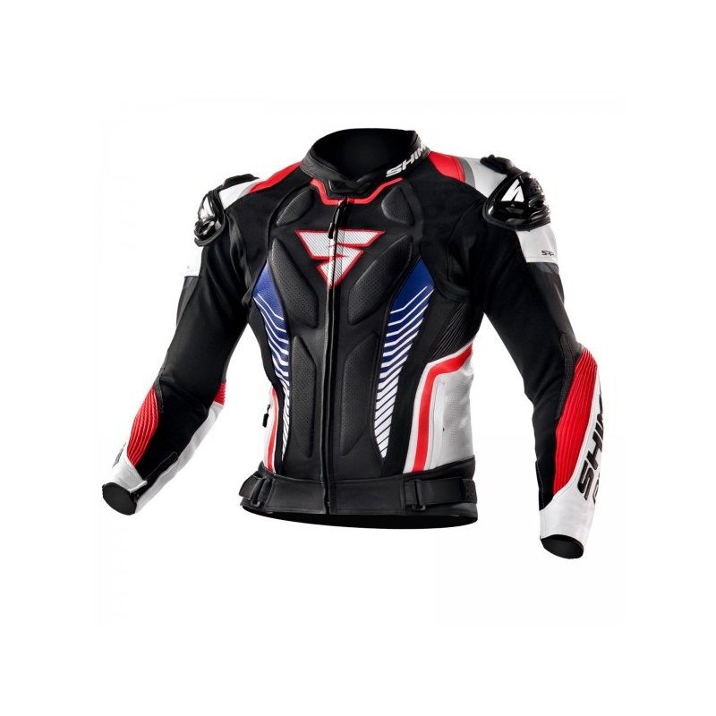 Shima Apex črno-bela-rdeča motoristična jakna naprodaj razprodaja