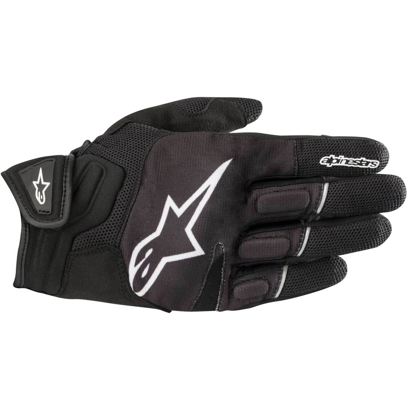 Alpinestars Atom motoristične rokavice črno-bele barve
