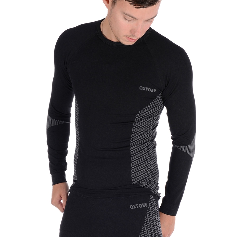 Oxford Base Layer Termalna majica z dolgimi rokavi Black razprodaja