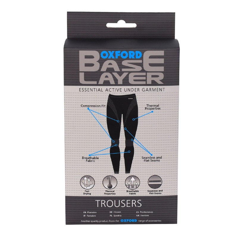 Oxford Base Layer termalno spodnje perilo črno