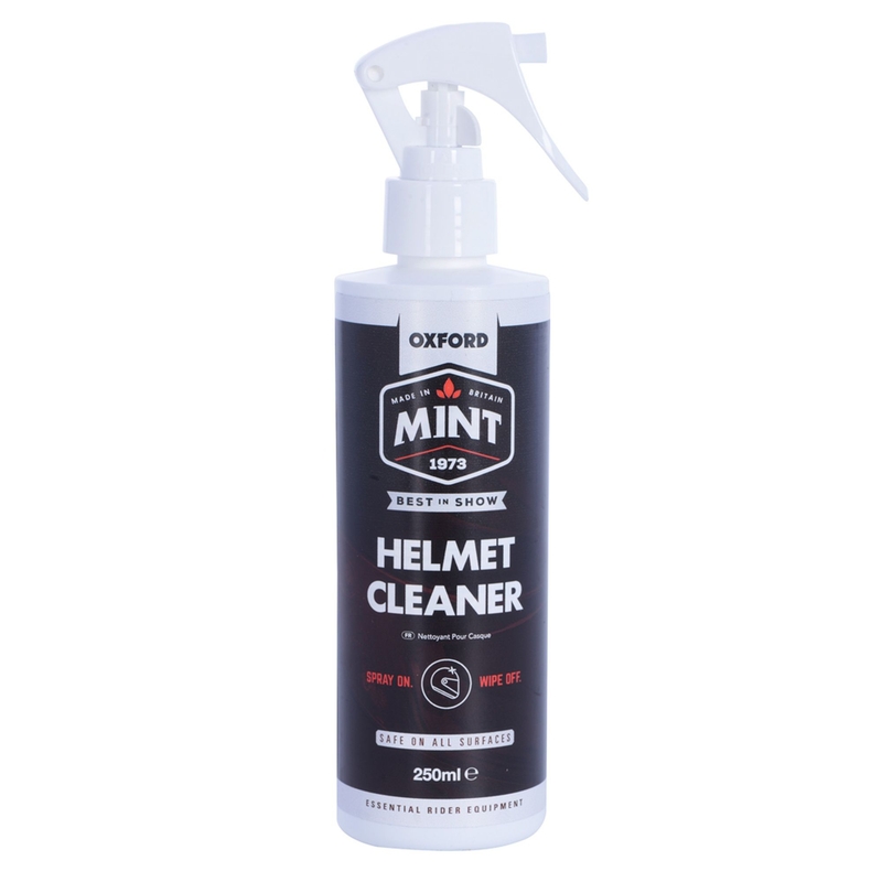 Čistilo za čelade in pleksi steklo Oxford MINT 250 ml