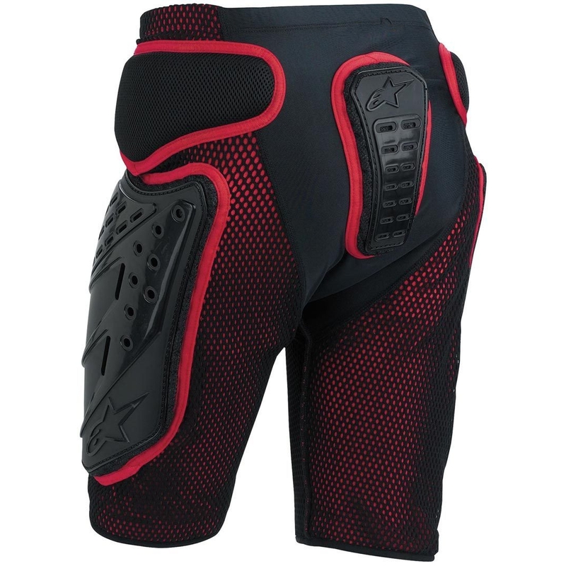 Alpinestars Freeride kratke hlače črno-rdeče