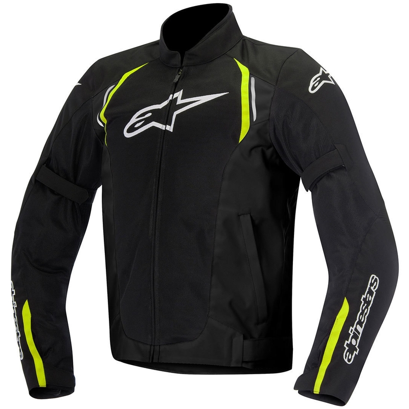 Alpinestars AST Air črno-fluo rumena motoristična jakna