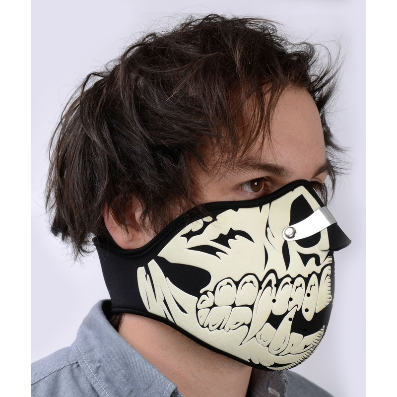 Maska za obraz Oxford Glow Skull