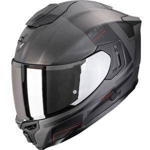 Scorpion EXO-1500 Air Dual integralna motoristična čelada mat srebrno-črno-rdeča