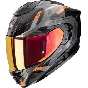 Scorpion EXO-1500 Air Sleek integralna motoristična čelada črno-oranžna