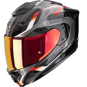 Scorpion EXO-1500 Air Sleek integralna motoristična čelada črno-rdeča