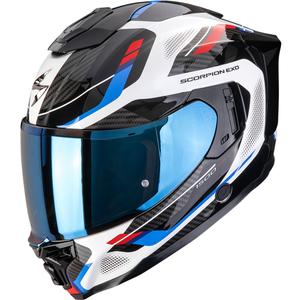 Scorpion EXO-1500 Air Sleek integralna motoristična čelada belo-rdeče-modra