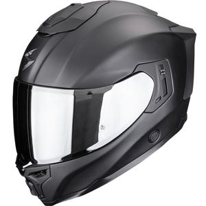 Scorpion EXO-1500 Air Solid motoristična čelada z integriranim obrazom, mat črna