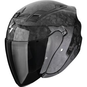 Moto čelada Scorpion EXO-Z1 Carbon Onyx Solid z odprtim obrazom, črna