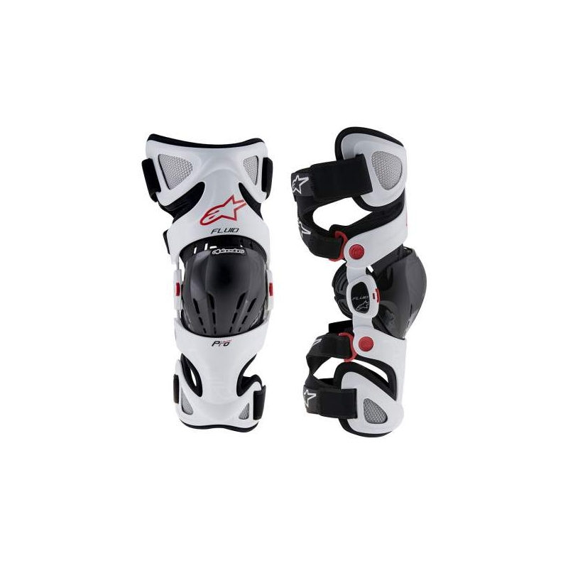 Alpinestars Fluid Pro ščitniki za kolena beli