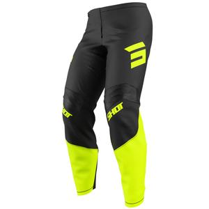 Motokros hlače Shot Draw Private fluo rumene