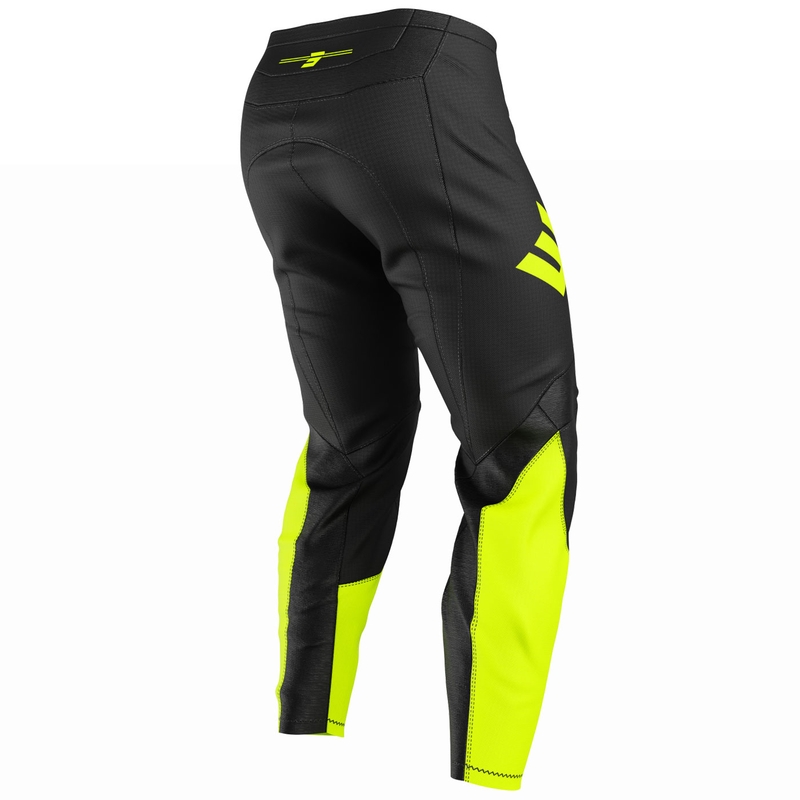 Motokros hlače Shot Draw Private fluo rumene