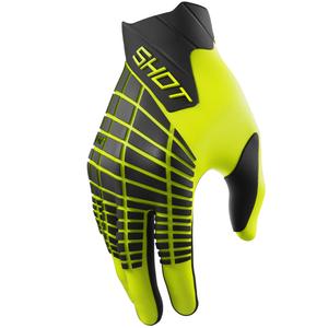 Motokros rokavice Shot Core Max fluo rumene