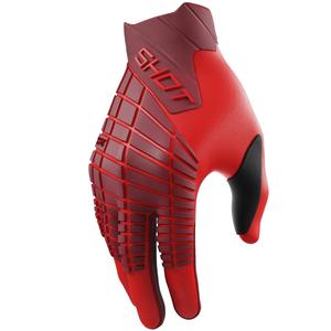 Motokros rokavice Shot Core Max rdeče