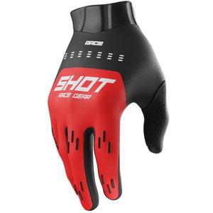 Motokros rokavice Shot Race Evo rdeče
