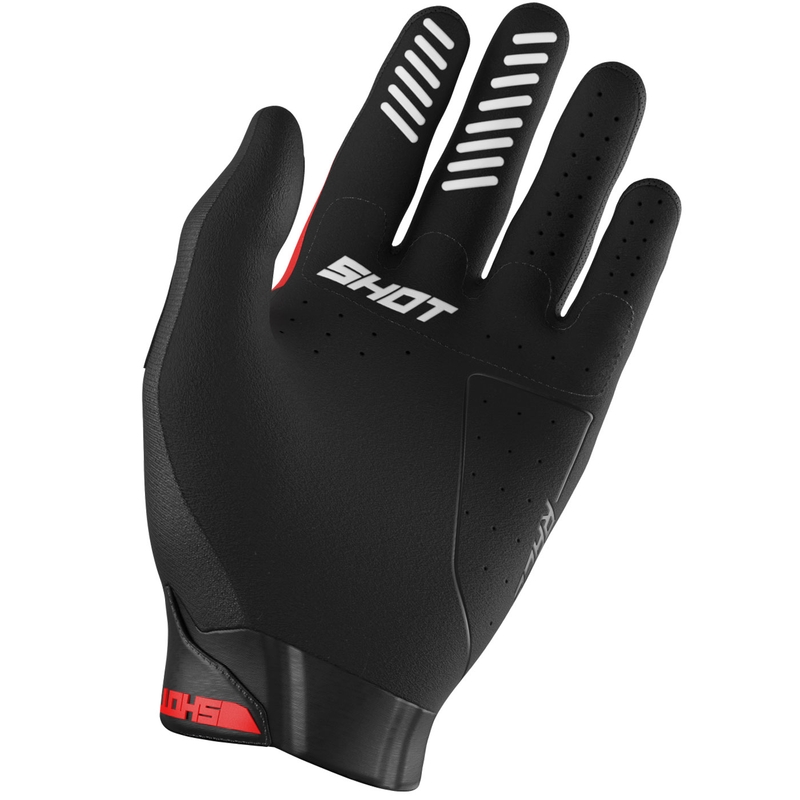 Motokros rokavice Shot Race Evo rdeče