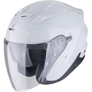 Moto čelada Scorpion EXO-Z1 Solid z odprtim obrazom, biserno bela