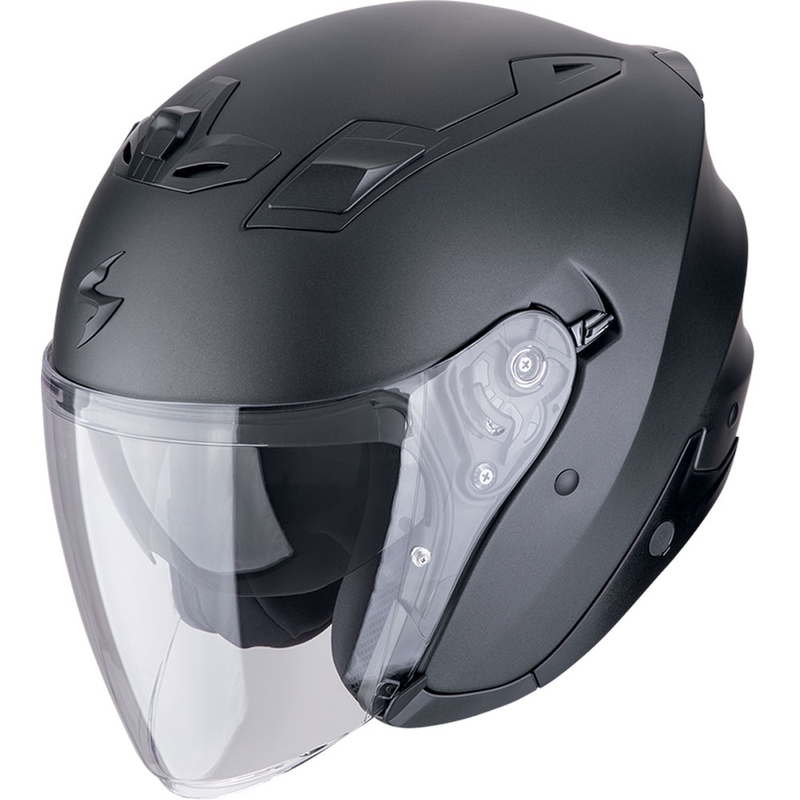 Scorpion EXO-Z1 SOLID odprta motoristična čelada mat biserno črna