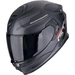 Integralna motoristična čelada Scorpion EXO-GT SP AIR FLEX mat črno-srebrna