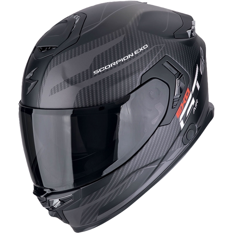 Integralna motoristična čelada Scorpion EXO-GT SP AIR FLEX mat črno-srebrna