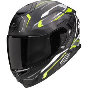 Integralna motoristična čelada Scorpion EXO-GT SP Air Augusta črno-siva-fluo rumena