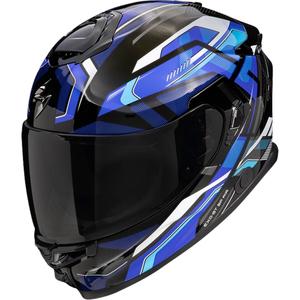 Integralna motoristična čelada Scorpion EXO-GT SP Air Augusta črno-sivo-modra