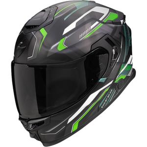 Integralna motoristična čelada Scorpion EXO-GT SP Air Augusta črno-sivo-zelena