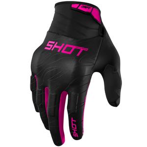 Motokros rokavice Shot Drift Onyx roza