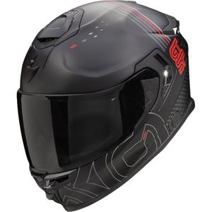 Scorpion EXO-GT SP AIR TECHLANE integralna motoristična čelada črno-sivo-rdeča