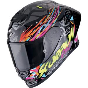 Integralna motoristična čelada Scorpion EXO-R1 EVO II AIR SAVAGE črno-modra-roza