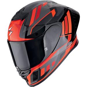 Integralna motoristična čelada Scorpion EXO-R1 EVO II AIR VITAL črno-srebrno-rdeča