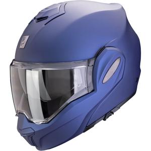Čelada Scorpion EXO-TECH EVO PRO SOLID mat kovinsko modra