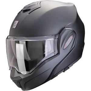 Obračalna čelada Scorpion EXO-TECH EVO PRO SOLID biserno mat črna